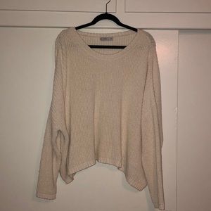 Zara cream chunky knit size small